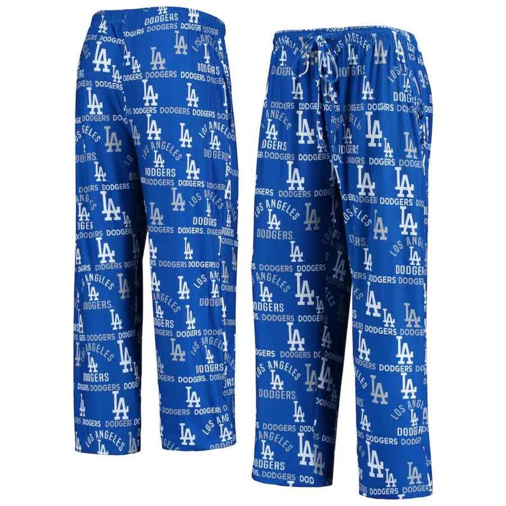 Licensed Los Angeles Dodgers Allover Print Sleep Mens Pajama Pants Size 2XL XXL